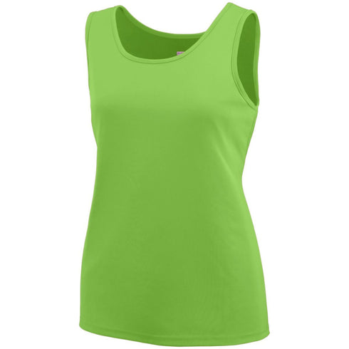 Augusta Sportswear Ladies Training Tank (1705), Color 'Lime'